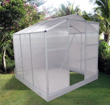 Nicht beschichtete Rahmenveredelung 6ft X 8ft Großer Garten Gewächshaus für den Außengartenbau