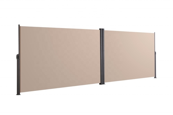 160*600cm Doppelrückziehbare vertikale Windschutzscheibe mit Aluminiumrahmen
