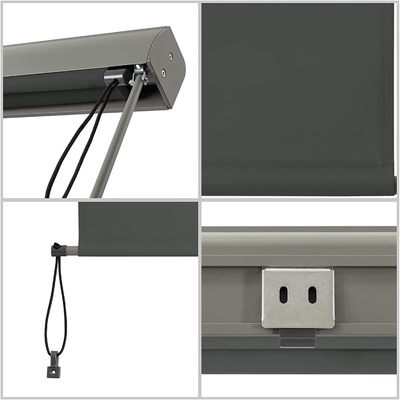 Außen-Rollerblind-Schirm-Schatten mit Pulverbeschichtung Segelveredelung 160*250cm