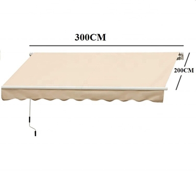 Aluminiumlegierungsrahmen Außen Sonnenschirm mit Polyester Segelmaterial Ersatz