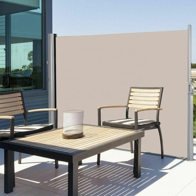 Patio-Türen Schirm Schatten Terrassen-Panel Rückziehbare Seite Auvent Seitenfluchtbar