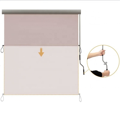 Aluminiumrahmen-Handbedienung Sonnenschutzfenster für vertikale Fenster und Rollerblinde