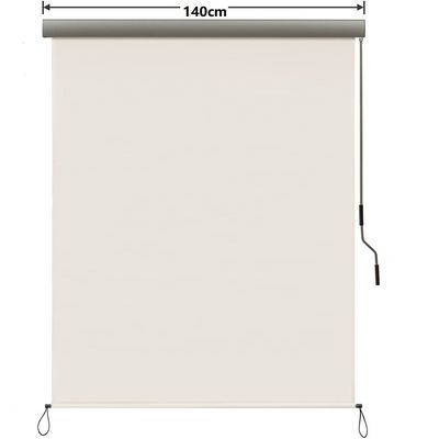 1.6m*2.5m Polyester Segelmaterial Rückziehbare wasserdichte Sonnenschirm Tropfen vertikale Markise