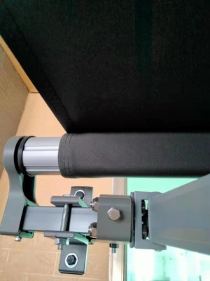 Segelmaterial Polyester-Rückziehbarer Markise für Terrasse Balkon UV-Wasserdichte Abdeckung
