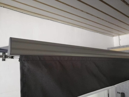 Segelmaterial Polyester-Rückziehbarer Markise für Terrasse Balkon UV-Wasserdichte Abdeckung