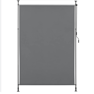Außen 120 x 270 cm Polyester Segel Ausdehnbare undurchsichtige vertikale Markise mit Handkurbel
