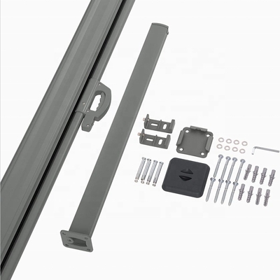 Erweiterbare Aluminiumpatio-Seiten-Schirm-Tawning für Garten-Privatsphäre-Teiler 300cm Länge