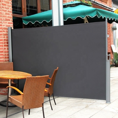Erweiterbare Aluminiumpatio-Seiten-Schirm-Tawning für Garten-Privatsphäre-Teiler 300cm Länge