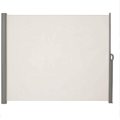 Aluminium-Stäbe Seitenmarkise Rückziehbare Klappschirm für Terrasse/Terrasse/Hinterhof Privatsphäre