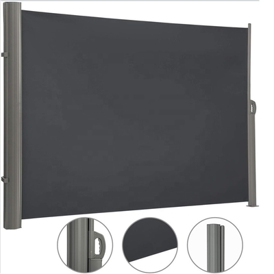 160x300cm Garten Sonnenschatten Dachboden Rückziehbare Markisen für manuelle Bedienung Patio Seite